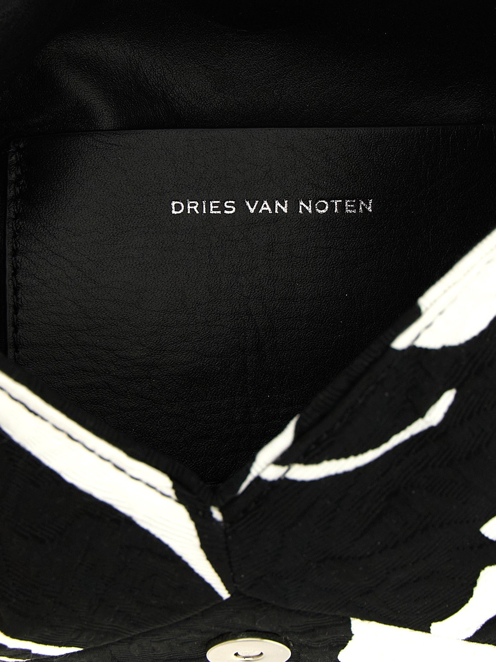 Dries Van Noten Envelope Clutch Black
