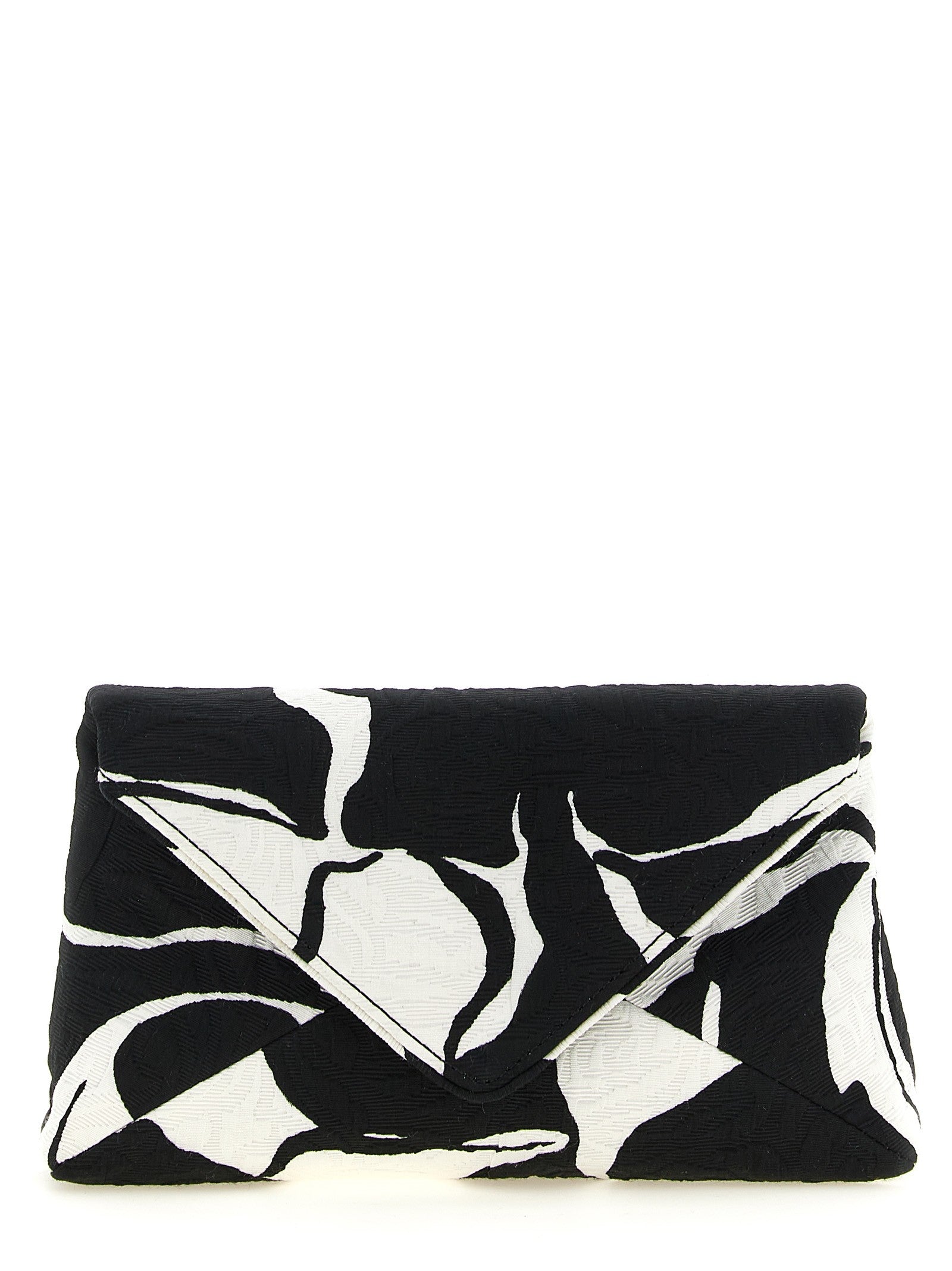 Dries Van Noten Envelope Clutch Black