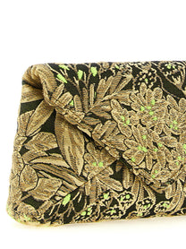 Dries Van Noten Envelope Clutch Gold