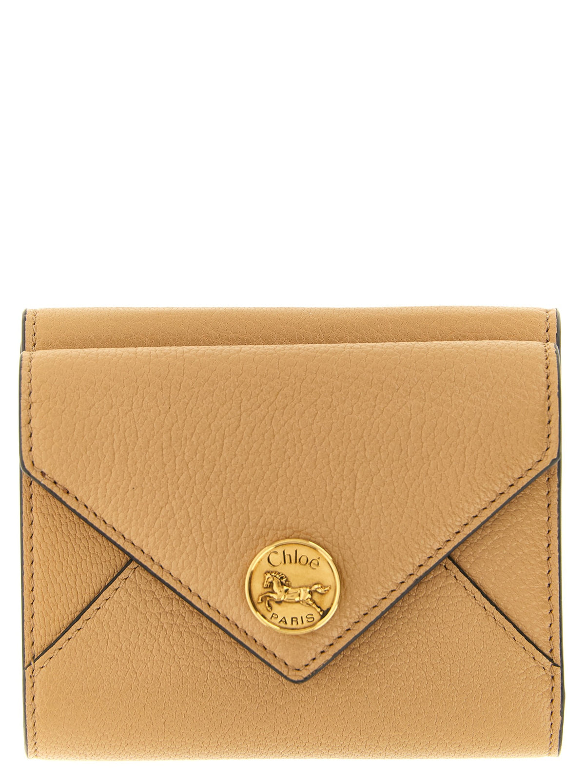 Chloé Envelope Small Tri Fold Wallet Blue