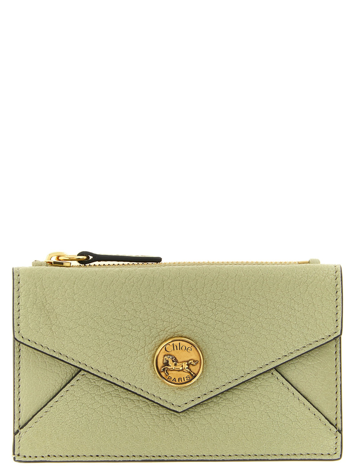 Chloé Envelope Small Wallet Green