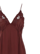 TWINSET Envers Satin Dress Red, view 3