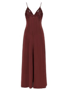 TWINSET Envers Satin Dress Red, view 2
