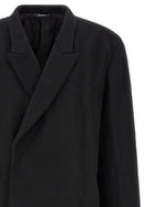 Kiko Kostadinov Epelde Coat Black, view 3