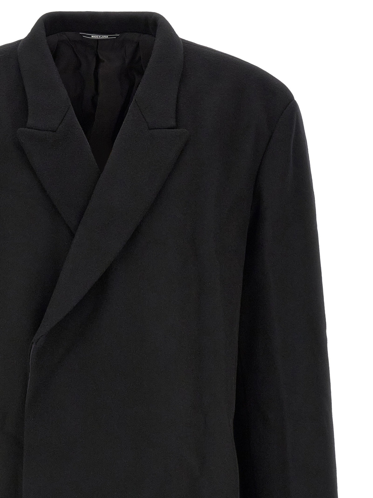 Kiko Kostadinov Epelde Coat Black, view 3