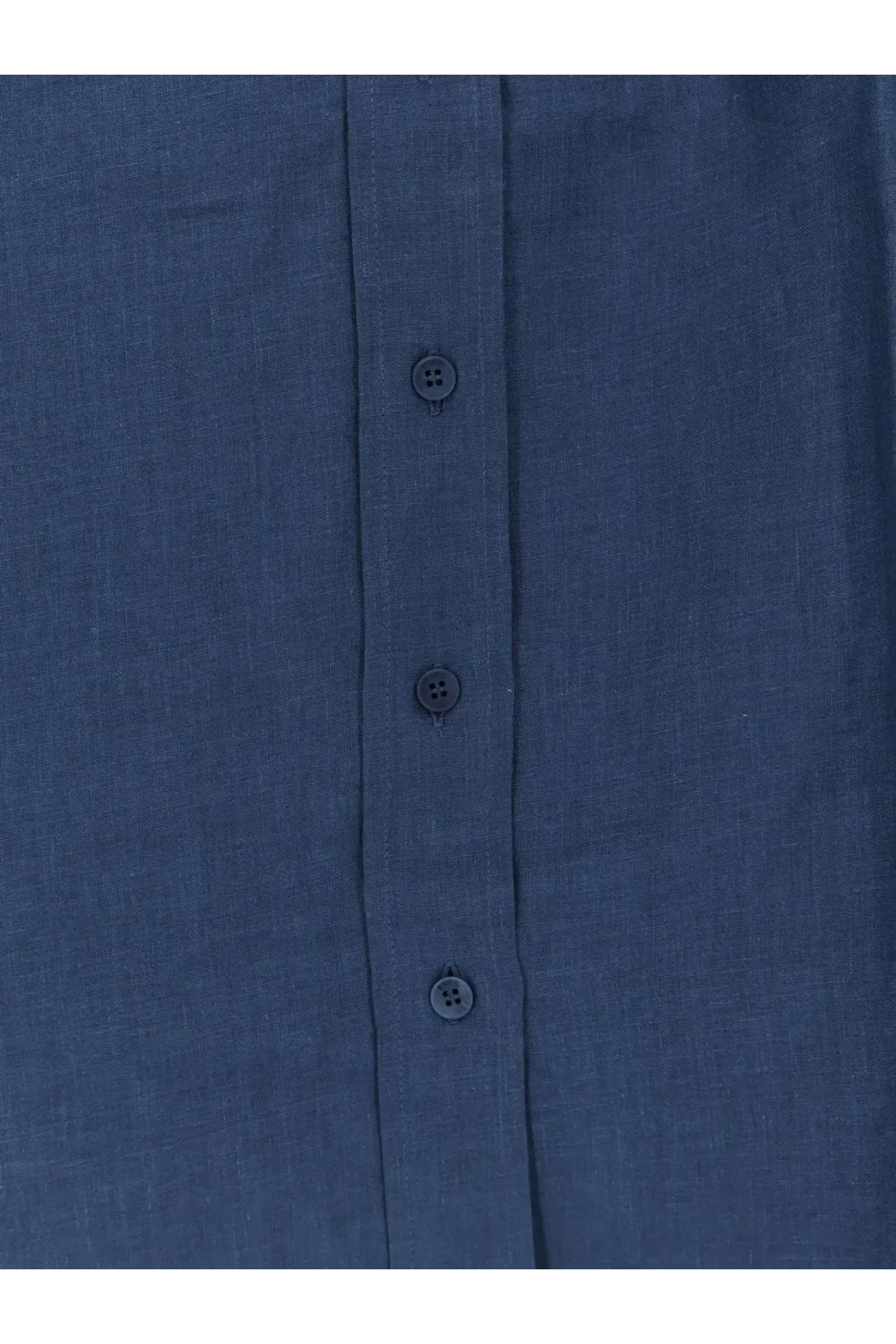 Eres women’s mignonette linen shirt in dark blue with matching dark buttons down the front