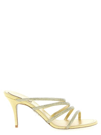 Rene Caovilla Erin Sandals Gold