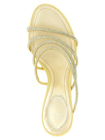 Rene Caovilla Erin Sandals Gold