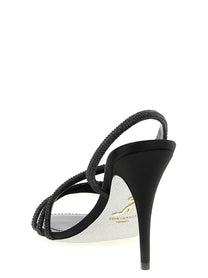 Rene Caovilla Erin Sandals Black