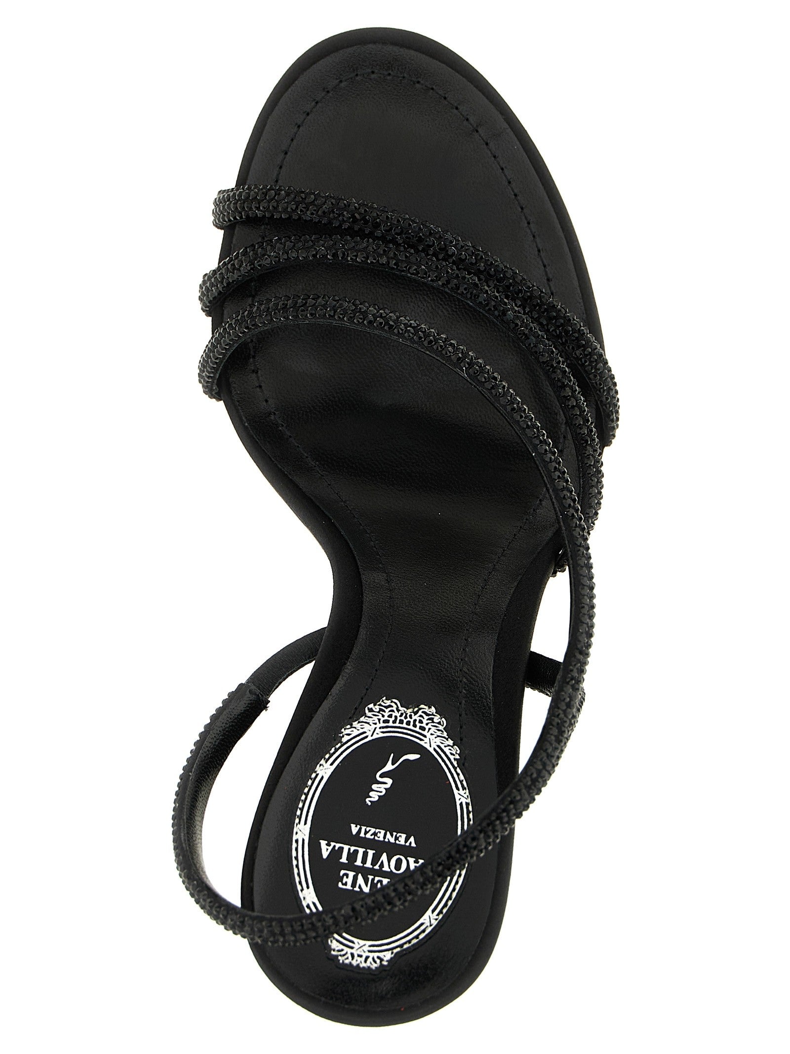 Rene Caovilla Erin Sandals Black