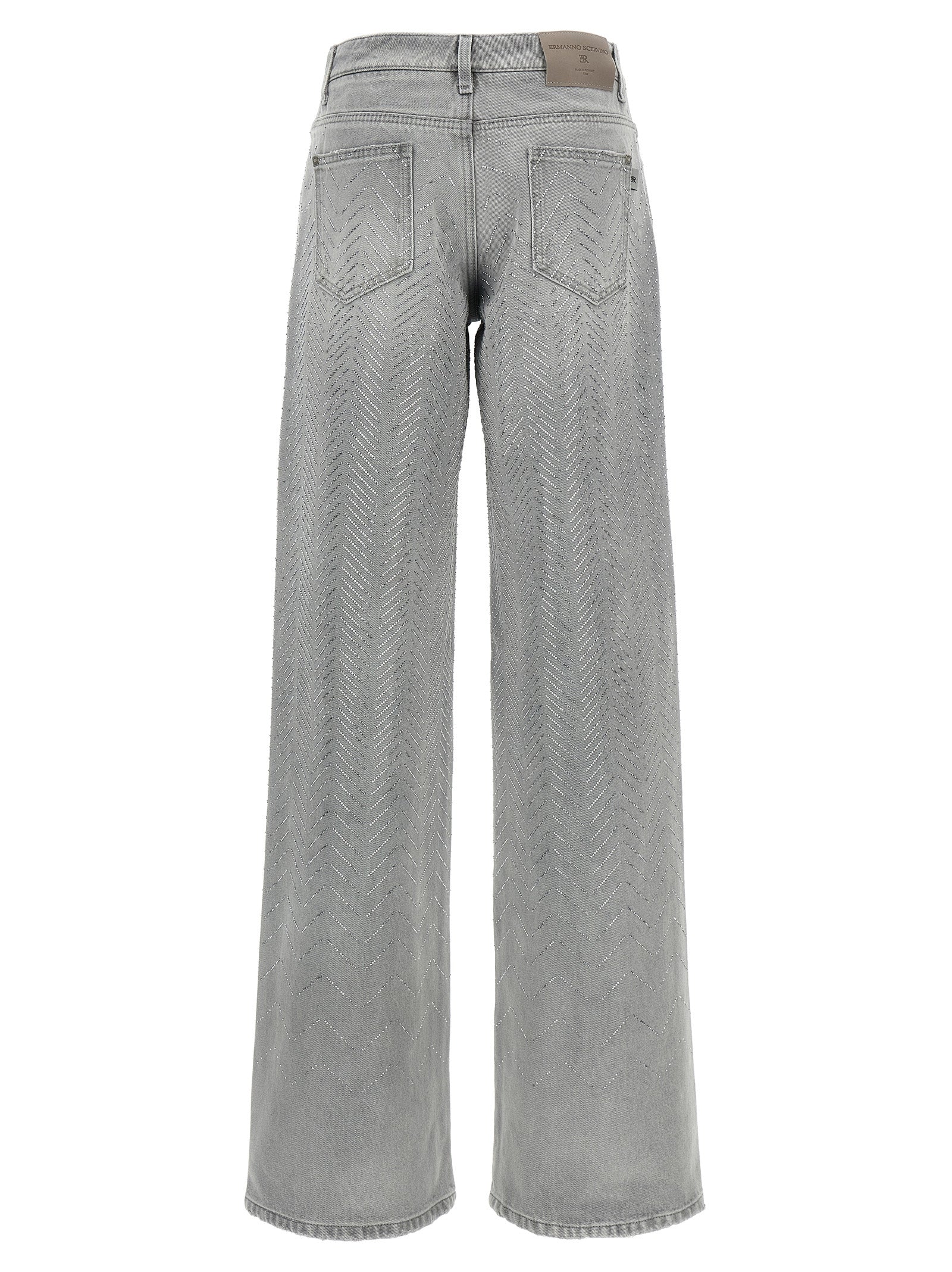 ERMANNO SCERVINO - ERMANNO SCERVINO - Rhinestone jeans - Women’s Clothing