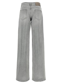 ERMANNO SCERVINO - ERMANNO SCERVINO - Rhinestone jeans - Women’s Clothing