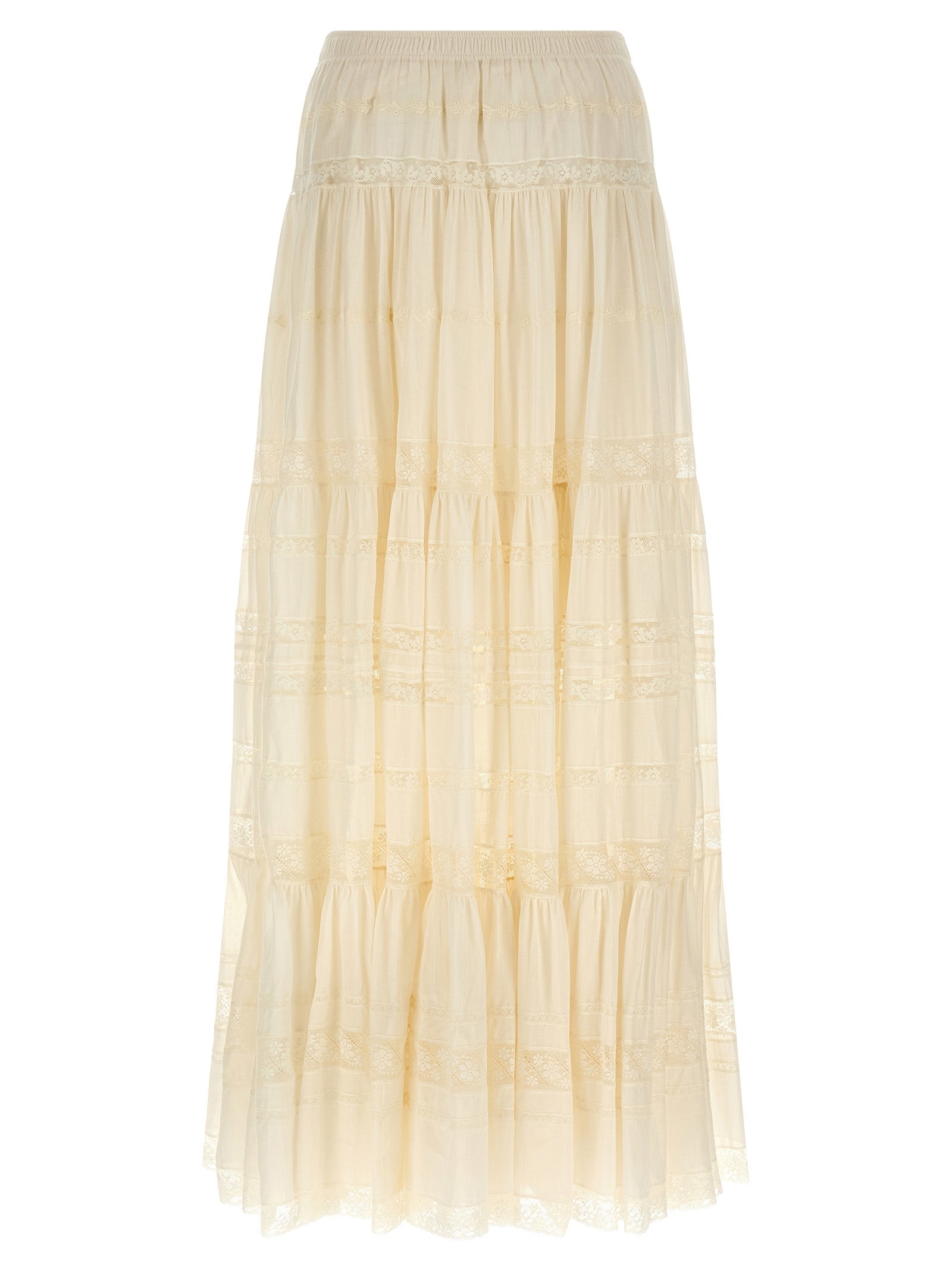 ERMANNO SCERVINO - ERMANNO SCERVINO - Lace insert skirt - Women’s Bottoms