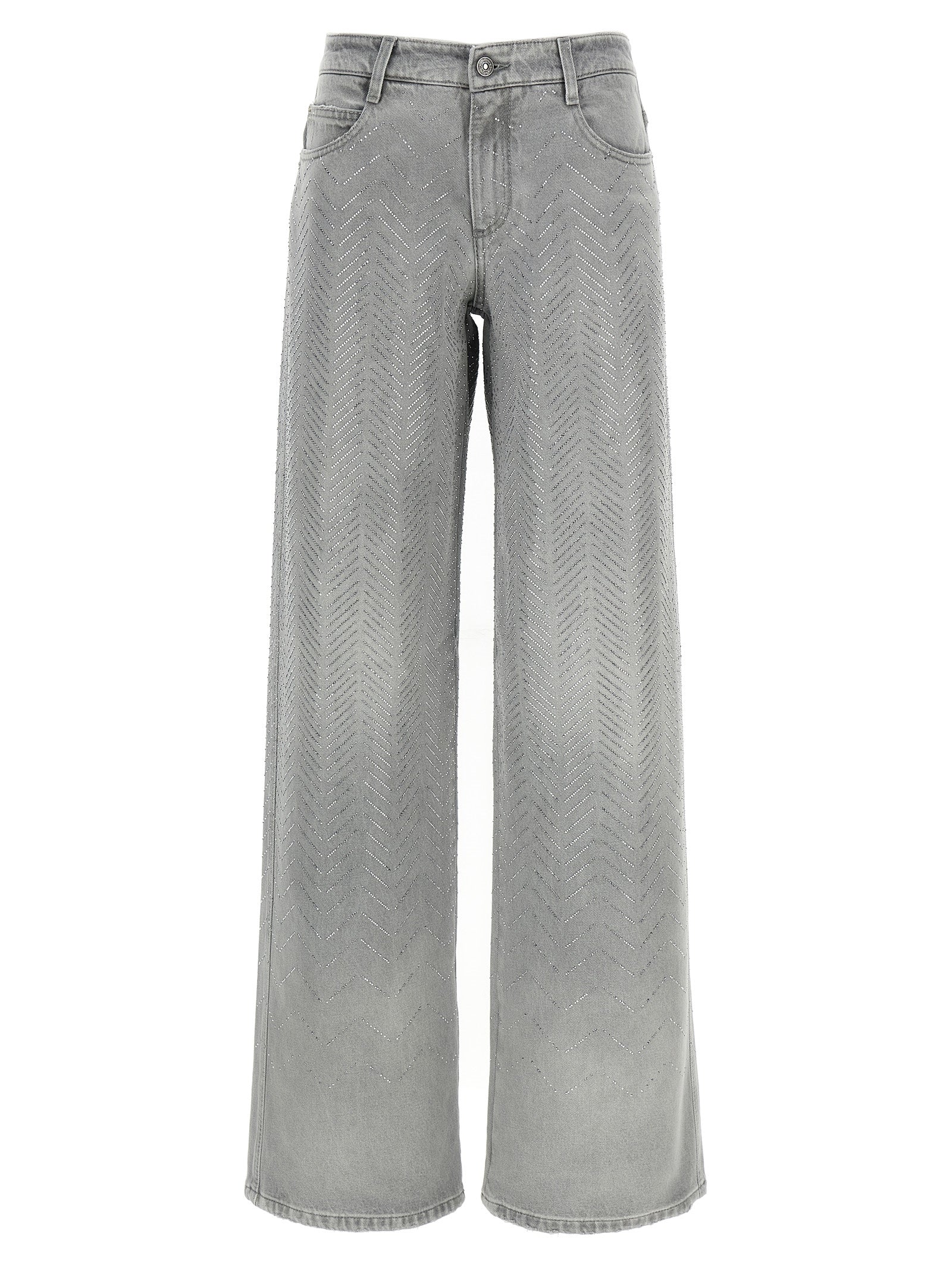 ERMANNO SCERVINO - ERMANNO SCERVINO - Rhinestone jeans - Women’s Clothing