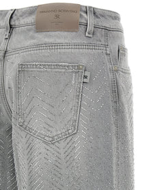 ERMANNO SCERVINO - ERMANNO SCERVINO - Rhinestone jeans - Women’s Clothing