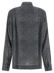 ERMANNO SCERVINO - ERMANNO SCERVINO - Rhinestone plastron shirt - Women’s Tops