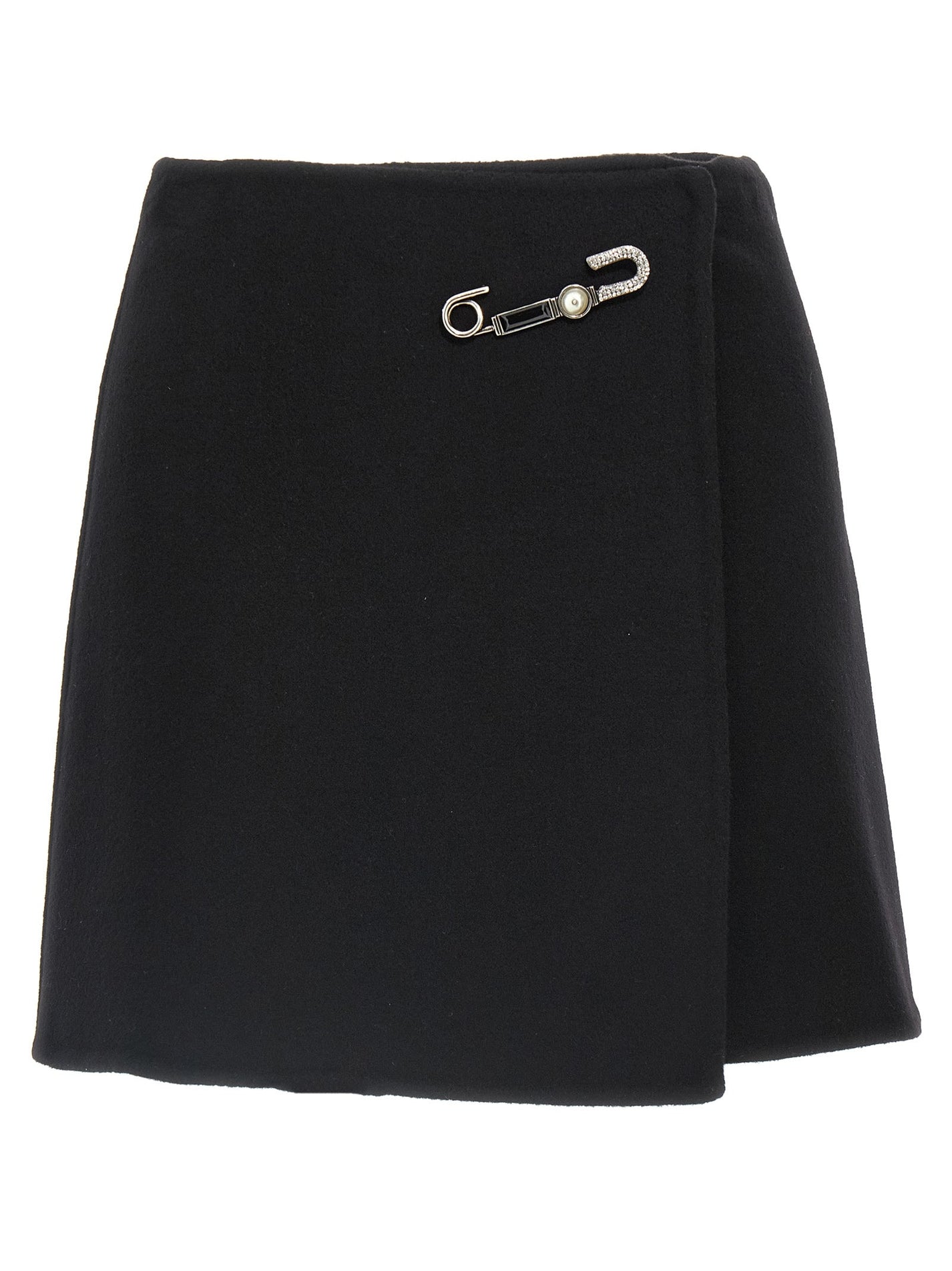 ERMANNO SCERVINO - ERMANNO SCERVINO - Jewel pin skirt - Women’s Clothing