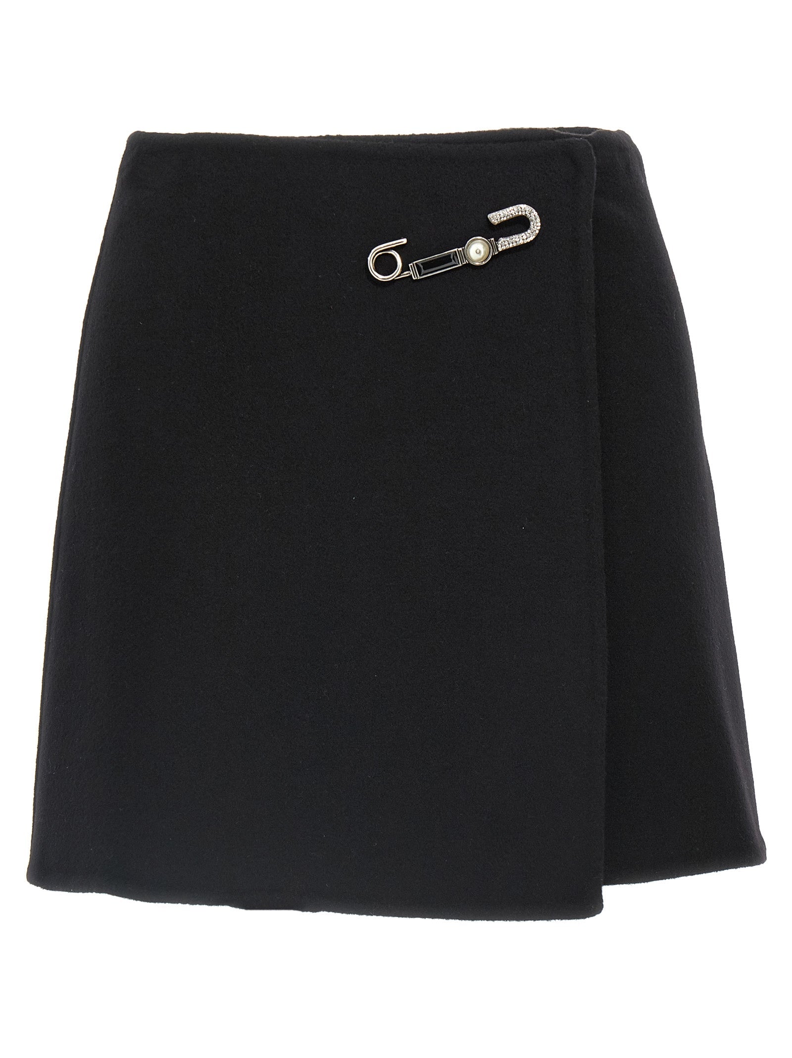 ERMANNO SCERVINO - ERMANNO SCERVINO - Jewel pin skirt - Women’s Clothing