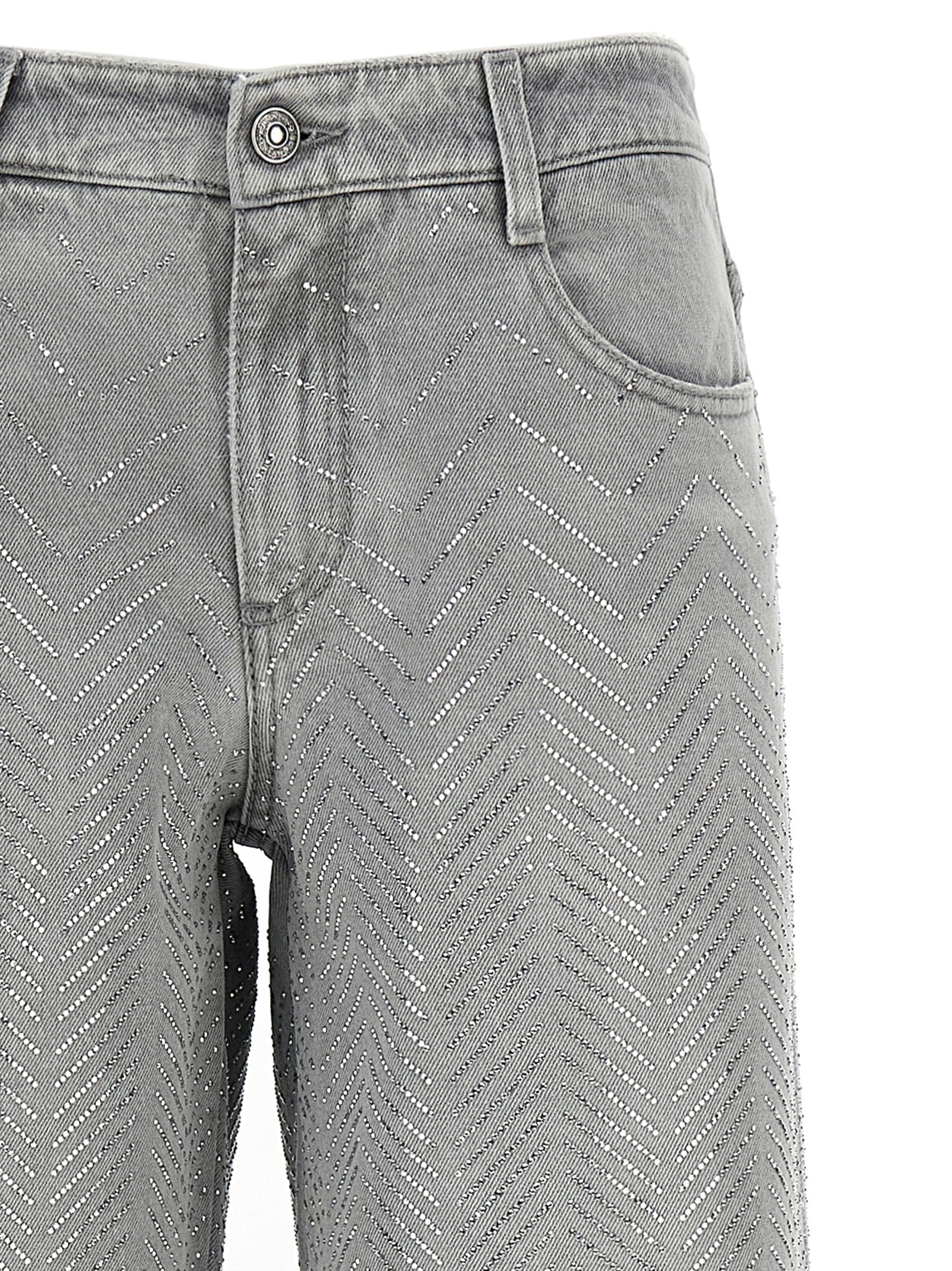 ERMANNO SCERVINO - ERMANNO SCERVINO - Rhinestone jeans - Women’s Clothing