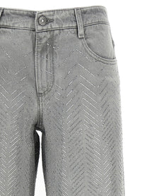 ERMANNO SCERVINO - ERMANNO SCERVINO - Rhinestone jeans - Women’s Clothing