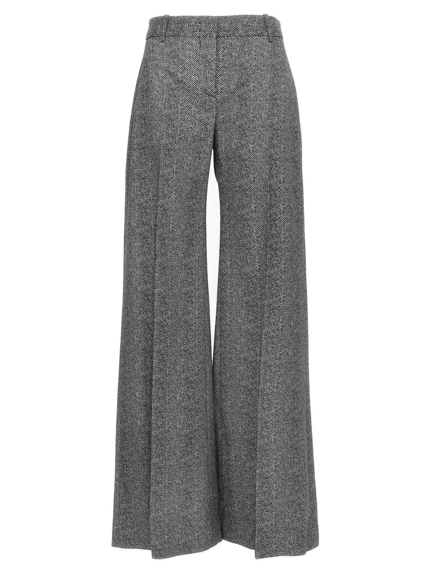 ERMANNO SCERVINO - ERMANNO SCERVINO - Herringbone trousers - Women’s Pants