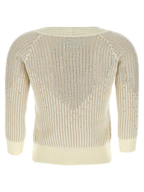 ERMANNO SCERVINO - ERMANNO SCERVINO - Rhinestone sweater - Women’s Knitwear