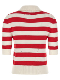 ERMANNO SCERVINO - ERMANNO SCERVINO - Crochet polo shirt - Women’s Tops