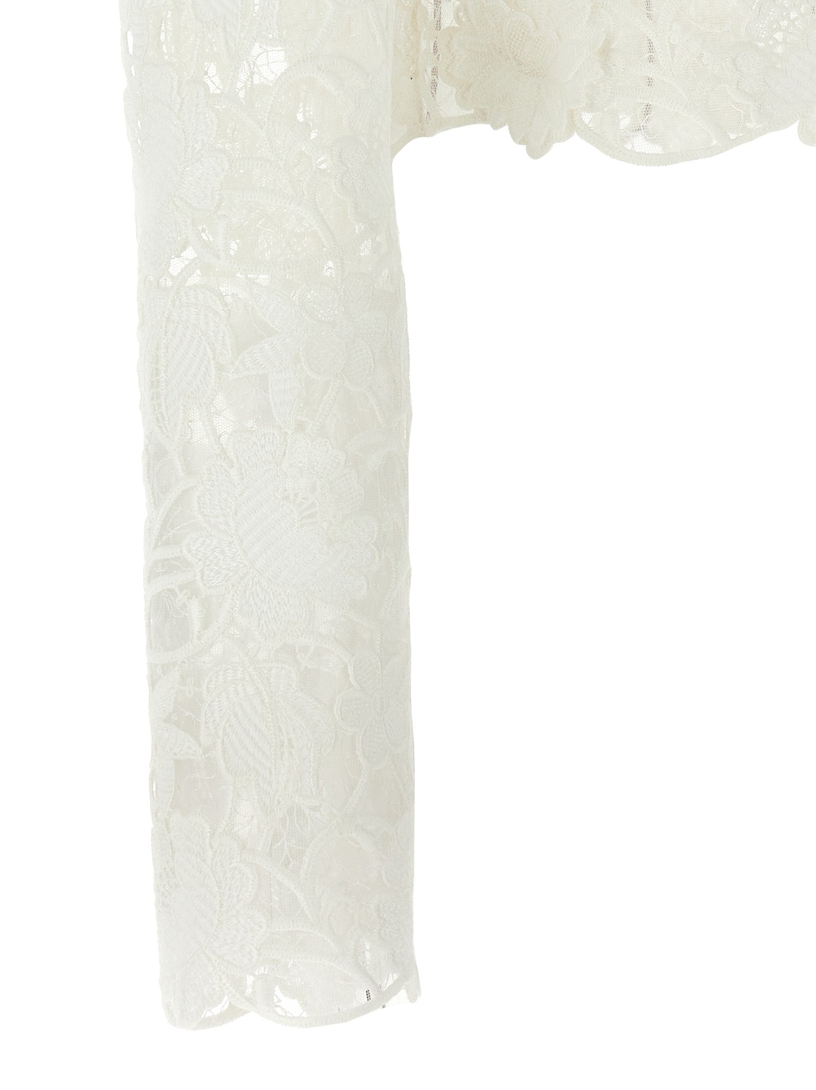 ERMANNO SCERVINO - ERMANNO SCERVINO - Macramé tulle cardigan - Women’s Knitwear