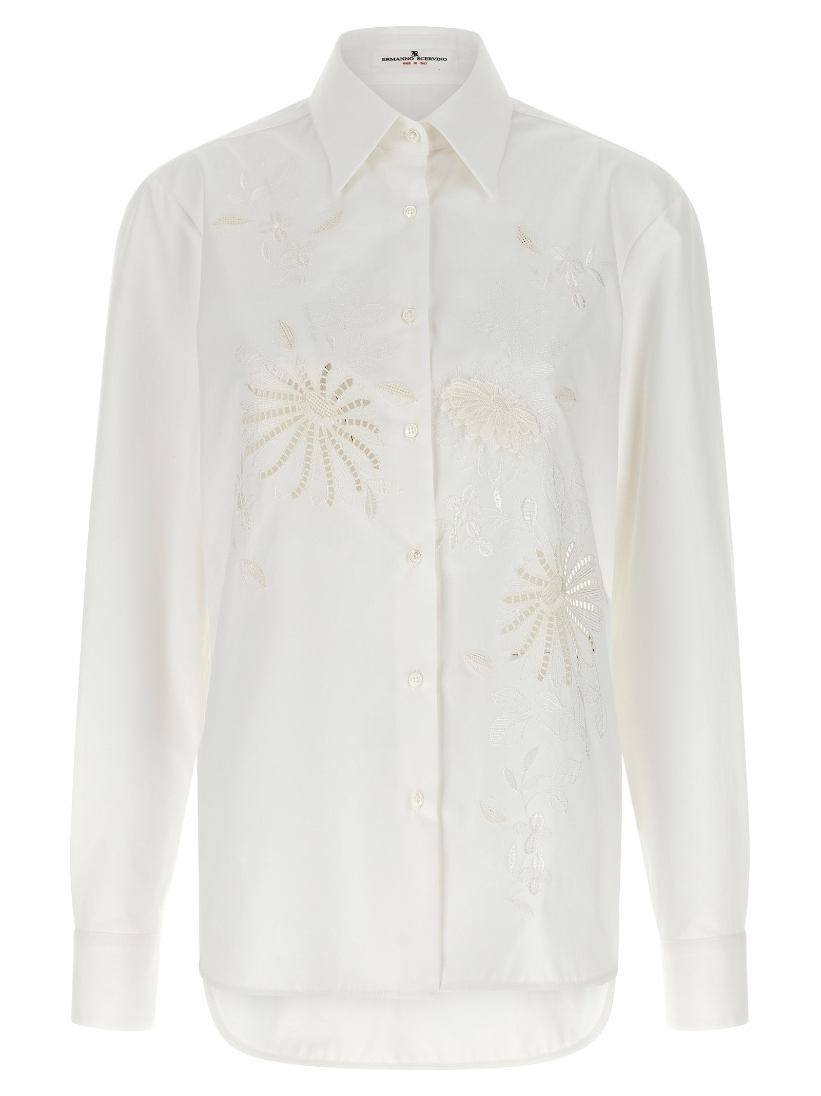 ERMANNO SCERVINO - ERMANNO SCERVINO - Embroidery cotton shirt - Women’s Tops