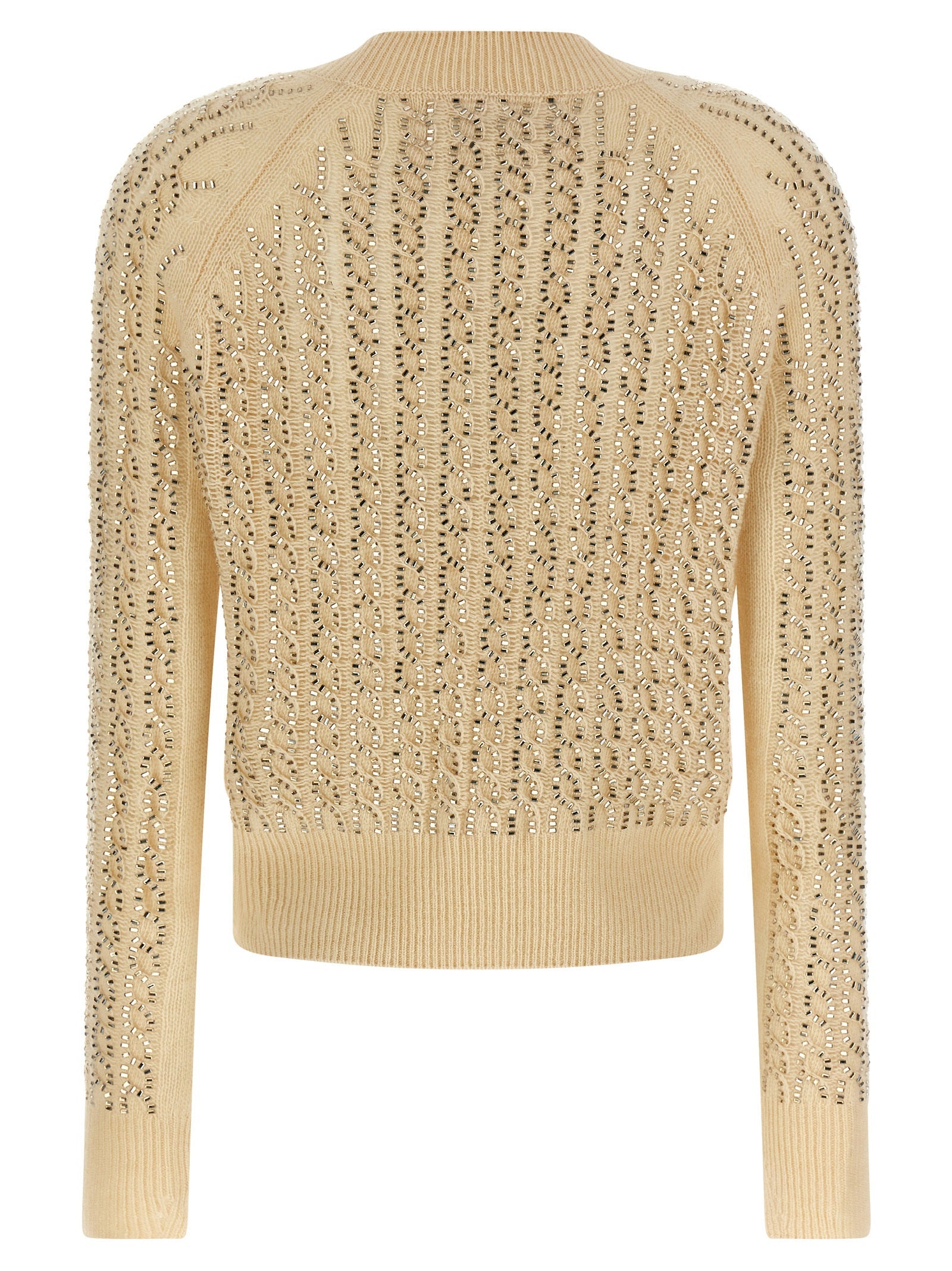 ERMANNO SCERVINO - ERMANNO SCERVINO - Baguette studded sweater - Women’s Knitwear