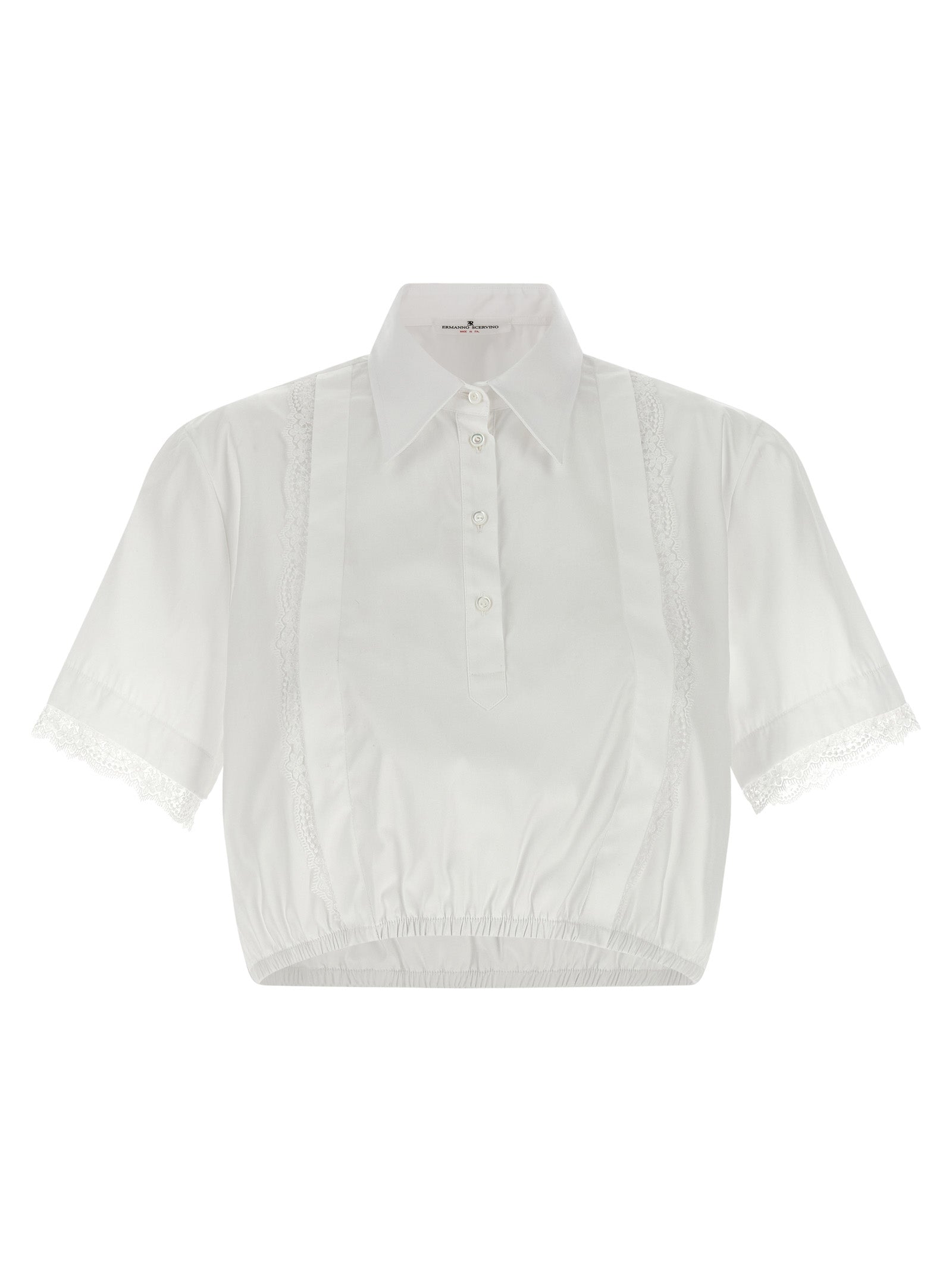 ERMANNO SCERVINO - ERMANNO SCERVINO - Lace insert shirt - Women’s Tops