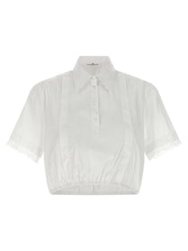 ERMANNO SCERVINO - ERMANNO SCERVINO - Lace insert shirt - Women’s Tops