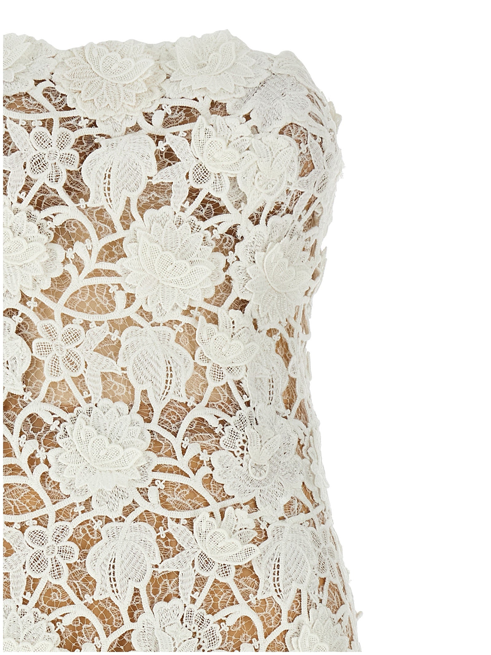 ERMANNO SCERVINO - ERMANNO SCERVINO - Macramé lace dress - Women’s Clothing