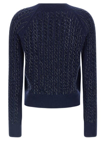 ERMANNO SCERVINO - ERMANNO SCERVINO - Baguette studded sweater - Women’s Knitwear