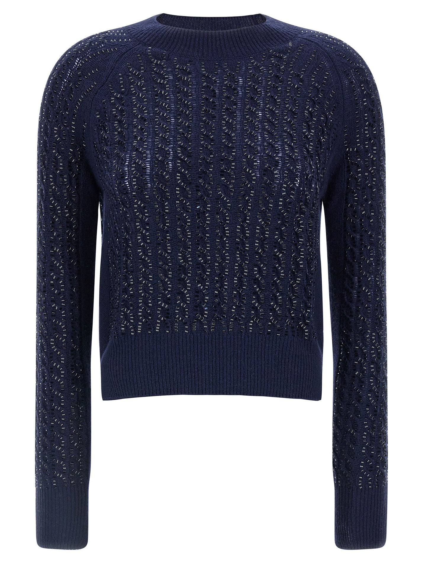 ERMANNO SCERVINO - ERMANNO SCERVINO - Baguette studded sweater - Women’s Knitwear
