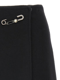 ERMANNO SCERVINO - ERMANNO SCERVINO - Jewel pin skirt - Women’s Clothing