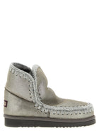 Mou Eskimo Ankle Boots Silver