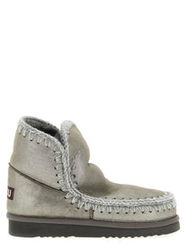 Mou Eskimo Ankle Boots Silver
