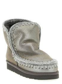 Mou Eskimo Ankle Boots Silver