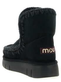 Mou Eskimo Bounce Ankle Boots Black