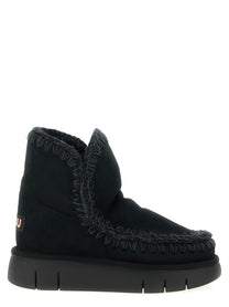 Mou Eskimo Bounce Ankle Boots Black