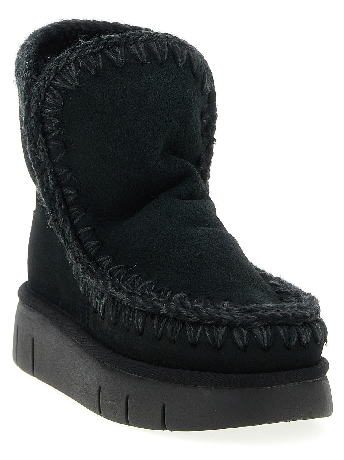 Mou Eskimo Bounce Ankle Boots Black