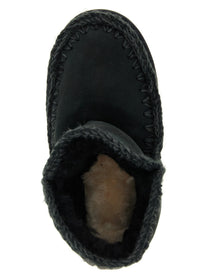 Mou Eskimo Glitter Ankle Boots Black