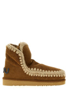 Mou Eskimo Glitter Ankle Boots Brown