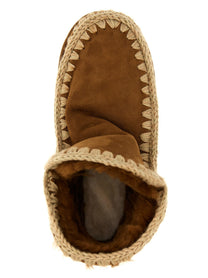Mou Eskimo Glitter Ankle Boots Brown, view 4