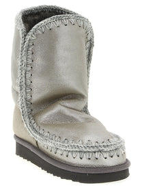 Mou Eskimo Ankle Boots Silver