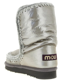Mou Eskimo Ankle Boots Silver