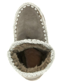 Mou Eskimo Suede Ankle Boots Grey
