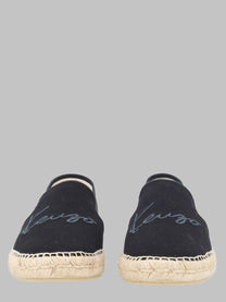 Kenzo Men's Espadrilla Con Ricamato Black