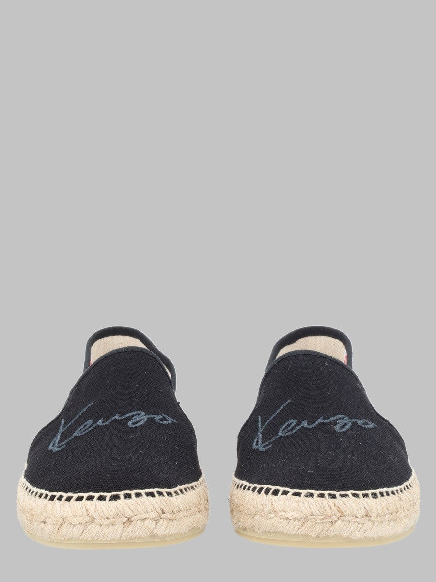 Kenzo Women's Espadrilla Con Ricamato Black